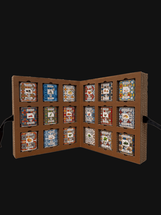 Olivenöl - Probierset "Das Buch der Aromen" 18 x 100 ml - italianfoodexplorers